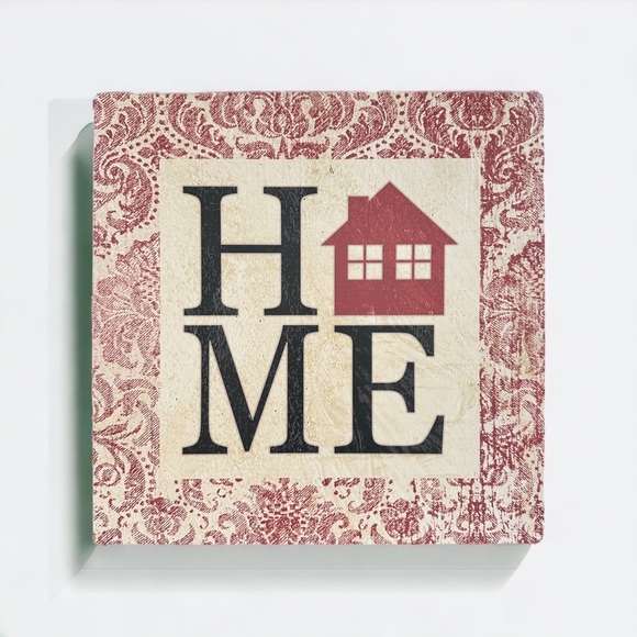 Home Bandana Print Wrapped Canvas Wall Art - Picture 4 of 14